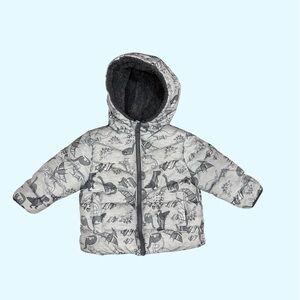 Toddler Boy Swiss Tech Puffer Coat Size 12M